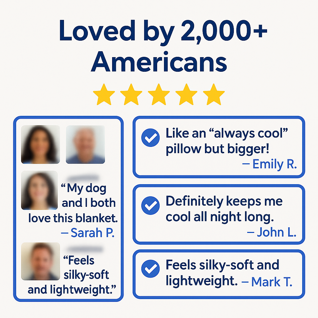 CoolBlanket™ / Instant Chill for Restless Nights.