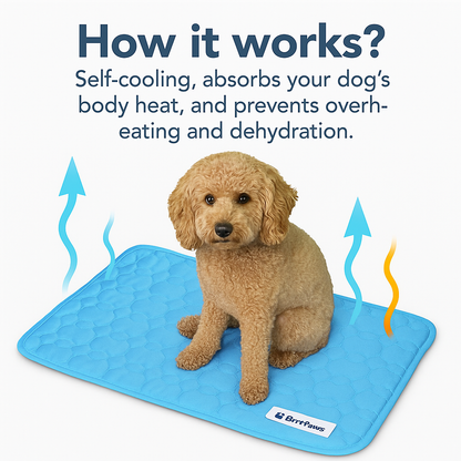 BrrrPaws™ | Self Cooling Dog Mat